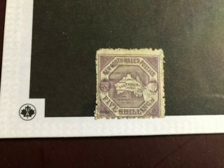 South Wales Stamp Scott 87 Scv 77.  00 G215