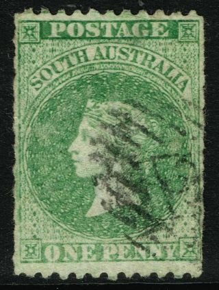 Sg 52 South Australia 1870 - 1d Grey - Green -
