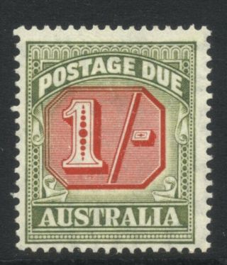 Australia 1947 1/ - Postage Due Lightly Hinged Sg D128 Cat £17.  00