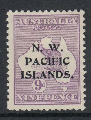 North West Pacific Islands 1915 - 16 Sg89 - 9d Violet - Mounted