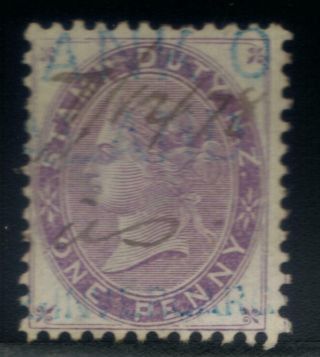 Zealand Queen Victoria Stamp Duty 1878 1d Lilac