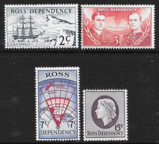 Ross Dependency 1967 Decimal Currency Set (mnh)