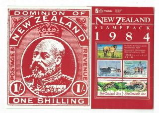 Nz408) Zealand 1984 Stamp Pack Muh