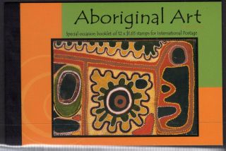 Australia Sgsp15 2003 Greeting Stamps Aboriginal Art Booklet Mnh