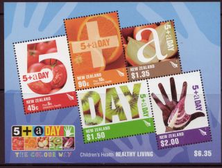 Zealand 2006 Childrens Health Miniature Sheet Unmounted,  Mnh