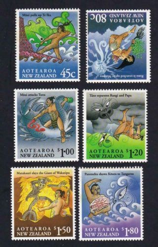 Zealand 1994 Sc 1219 - 1224 Maori Myths,  Mnh Set Of 6