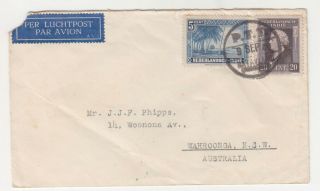 Neth.  East Indies,  1946 Airmail Cover To Australia,  Batavia Ptt Emergency Cancel