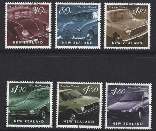 Zealand 2000 On The Road,  Motor Cars Set Of 6 Fine