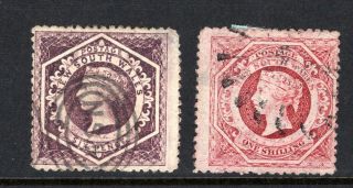 Australia / South Wales Stamp Lot 1: Scott 40 42.  1860