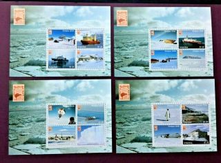 Zealand 2006 - Kiwipex Antarctica Miniature Sheets X 4 - Never Hinged