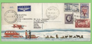 Ross Dependency 1958 Set On Antarctic Meeting Cancel,  Reg.  Scott Base Cover