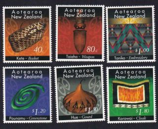 Zealand 1996 Sc 1329 - 1334 Maori Crafts,  Mnh Set Of 6