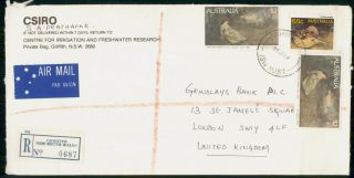 Mayfairstamps Australia 1967 Griffith Registered To London Air Mail Cover Wwg879