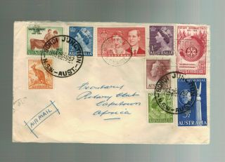 1957 Australia Airmail Cover To South Africa