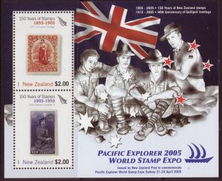 Zealand 2005 Pacific Explorer Stamp Exhibition Unmounted,  Mnh