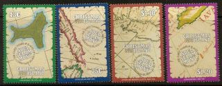 Christmas Island Sg326/9 1991 Maps Mnh