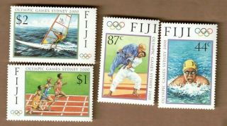2000 Fiji Olympic Games Sydney Sg 1102/5 Set 4 Muh Stamps