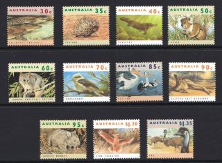 Australia 1992 Threatened Animals & Birds - Full Mnh Set - Cat £17.  35 - (162)