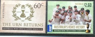 Australia - Return Of The Ashes - Cricket Victory Set Mnh - Issue 2014