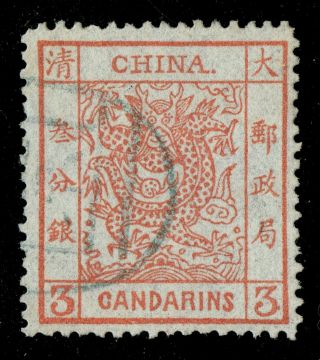 [/ /12] China 1878 2 3 Candarins Brown Red Large Dragon Cv:$450