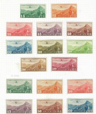 China 1939 - 1943 and accumulation on pages 3