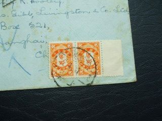 China 1941 India R1 Censored Cover To Shanghai With 50c Orange Postage Due 3