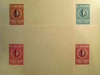 VIETNAM Presentation PROOF Stamp Set Scott 88 - 91 MNH RARE Item Very Scarce 2