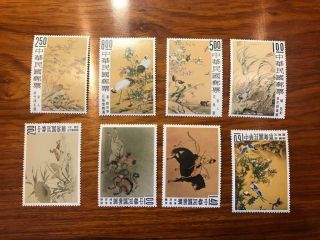 Mnh China Taiwan Stamp Two Better Painting Sets Og Vf