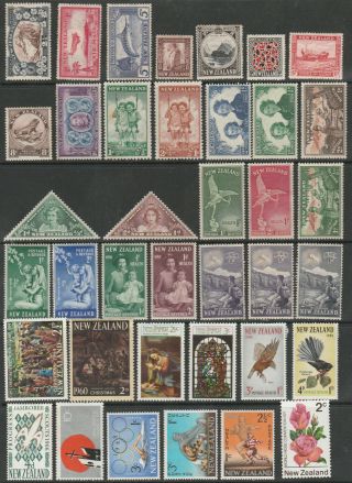 Zealand Selection - 38 Stamps - - Lot