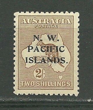 Nwpi North West Pacific Islands Australia 1916 Scott 35 2s Brown Kangaroo O/p