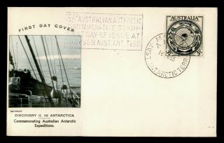 Dr Who 1955 Australia Fdc Antarctic Expeditions Z211080