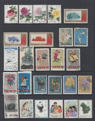 China Prc 71 Different Stamps 1960 - 1966 F - Vf