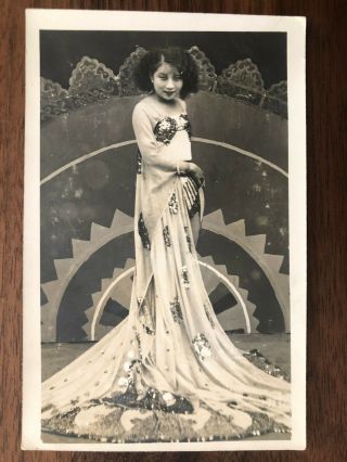 China Old Postcard Chinese Beauty Actress Girl
