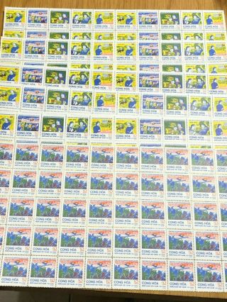 Viet Nam South 300 Stamps 6 Sheet 1974/ 5th Founding Anniv Of The Provisional Re