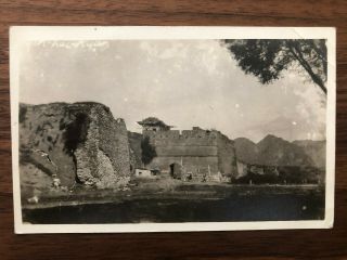 China Japan Old Postcard Chinese City Gate Wall Dairen To Belgium 1935
