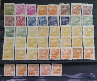 279 Pieces of P R China 1950s Tien An Mun Stamps Finely Mixed 2