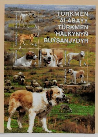 Turkmenistan - 2 Minisheets Of 2013 - Dogs