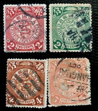 China Imperial Stamps Coiling Dragon 98 - 100,  124 - 27,  102,  111,  113,  116, 3