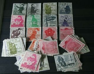 China Stamps 1959 - 6 Complete Set 72 Stamps