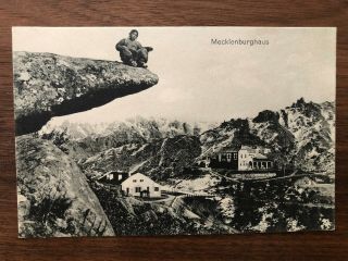 China Old Postcard Chinese Man Mecklenburghaus Tsingtau