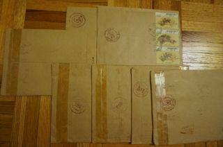 1970s Taiwan China to USA 7 FDC: 7 Rare Registered Covers on First Day Complete 3