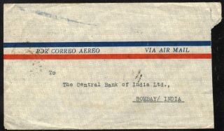 China 1946 Airmail Cover Shanghai To Bombay/india