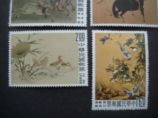 Taiwan (Republic of China) 1960 Ancient Paintings MNH mints Sg358 - 61 2
