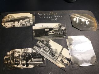 Vintage 1920’s To 40’s Photo Album Old Cars,  Gas Station,  Travel,  Wedding Pics