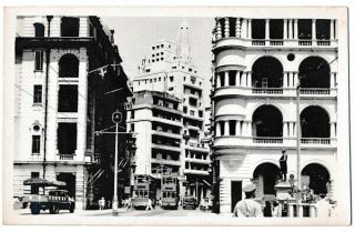 Real Photo Vintage Postcards Of Hong Kong - - Street Scene 2