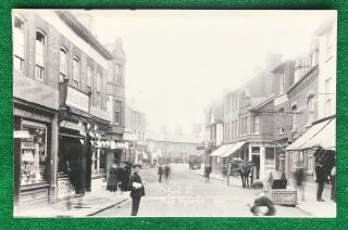 High Wycombe Oxford St. ,  Buckinghamshire Rp Vintage Postcard