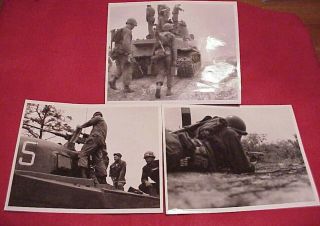 Vintage Post War Ww2 Wwii U S Army Armor Tank Weapons Photograph Photos