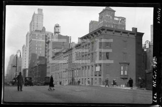 1928 Lexington Ave 38th St Manhattan Nyc York City Old Photo Negative S274