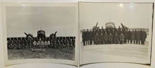 Large WW1 - WW2 photo grouping Royal Canadian Air Force RCAF RAF Gloster Meteor 3