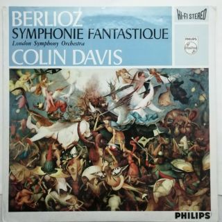 Berlioz: Symphonie Fantastique / Davis / Lso / Philips Lp Sal 3441 Hi - Fi Stereo